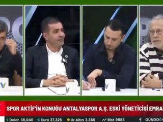 Bahis operasyonunda tutuklandı: Antalyaspor 2. Başkanı Çelik'in canlı yayında anları dikkat çekti