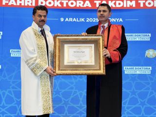 Murat Kurum'a Selçuk Üniversitesi'nden fahri doktora ünvanı