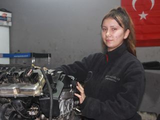 Ordu'da sanayinin tek kadın çırağı