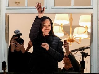 Nobel Ödüllü Machado, 16 ay sonra ilk kez kamuoyu önünde