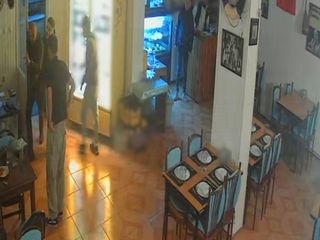 Trabzon'da restoranta yönelik silahlı saldırının görüntüleri ortaya çıktı