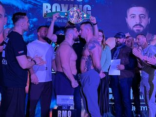 Umut Camkıran ve Hırvat nakavt makinesi Pesut tartıda yüz yüze geldi