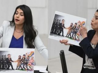 TBMM’de LGBT karikatürü gerginliği