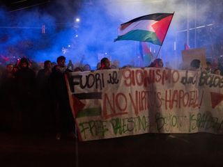 İtalya'da İsrail takımı Hapoel Tel Aviv protesto edildi