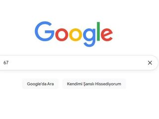 Google'a 67 yazınca bakın ne oluyor...