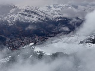 Gümüşhane beyaz gelinliğini giydi