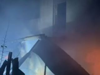 Artvin'de yangına karlı yollardan ulaşmak uzun sürdü