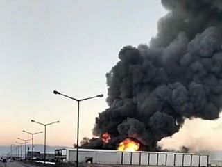 Denizli'de korkutan fabrika yangını