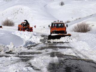 Doğu'da 'Kar Kaplanları' kış mesaisine hazır