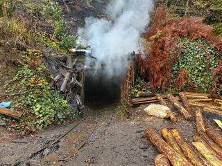 Zonguldak'ta 7 kaçak maden ocağı patlatılarak imha edildi
