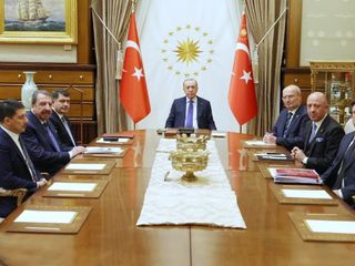 Cumhurbaşkanı Erdoğan, Ankara’nın ekonomi aktörlerini Külliye’de ağırladı