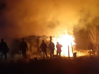 Bolu’da kümes yangını: Canımız sağ, ben de yanabilirdim