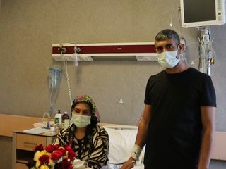 Şanlıurfa'da eşine karaciğerini bağışladı