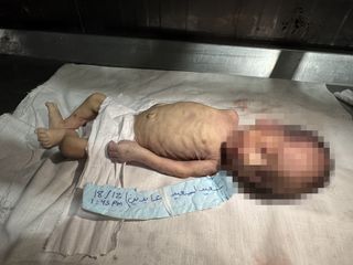 Gazze'de 29 günlük bir bebek soğuktan hayatını kaybetti