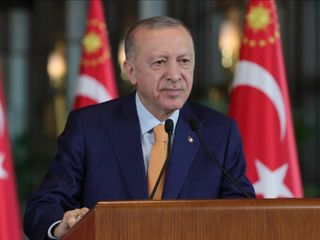 Cumhurbaşkanı Erdoğan, Cumhurbaşkanlığı Kültür ve Sanat Büyük Ödülleri'nde konuşuyor
