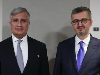 Burhanettin Duran, TDT Genel Sekreter Yardımcısı Ömer Kocaman ile görüştü