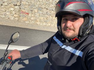 Sivas'ta iddia uğruna motosikletiyle yollara düştü