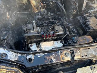 Kars'ta seyir halindeki otomobil alev aldı