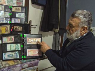 Ankara'da 40 yıllık para koleksiyonunu Gazze'ye bağışlamak istiyor