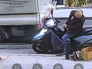 İstanbul'da taşlama makinesini çalan şahıs kameraya yakalandı