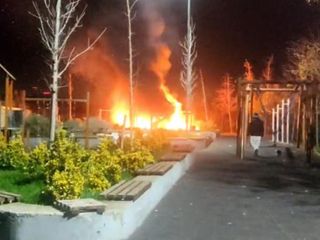 Beylikdüzü’nde çocuk parkında yangın