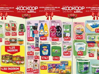 KOOP Market'te yıl sonu afişleri: 1 alana 1 bedava! 31 Aralık'a kadar...