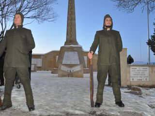 Sarıkamış Şehitleri için dondurucu soğukta saygı nöbeti