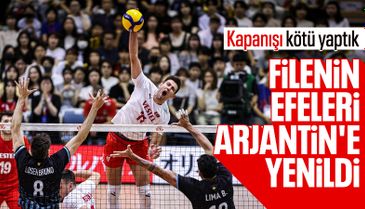 A Milli Erkek Voleybol Takımı, Arjantin'e mağlup oldu