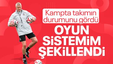 Beşiktaş'ta oyun sistemi belirlendi