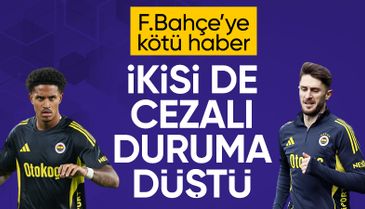 İsmail Yüksek ve Jayden Oosterwolde cezalı duruma düştü