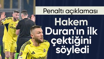 Milan Skriniar: Hakem, Duran'ın ilk çektiğini söyledi