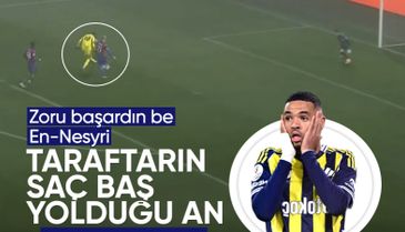 Youssef En-Nesyri'nin kaçırdığı pozisyon taraftarın tepkisini çekti