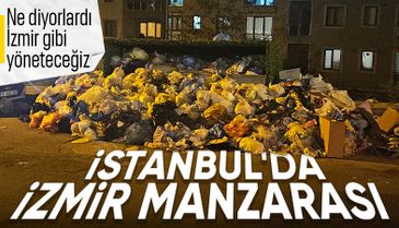 Maltepe ve Buca'da çöp dağları