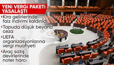 Gelir erozyonunu önleyecek vergi düzenlemesi TBMM'de kabul edildi