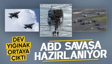 ABD'den savaş hazırlığı: Dev yığınak ortaya çıktı