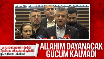 Özgür Özel: Dayanacak, sabredecek bir tarafım kalmadı