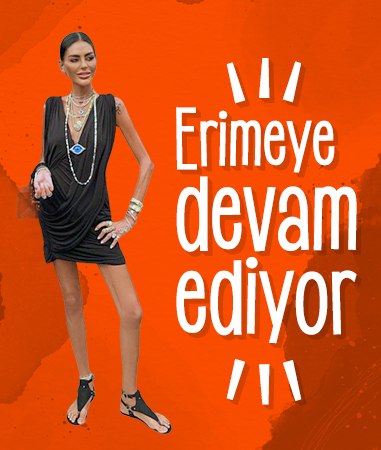 Bir deri bir kemik kalan Süreyya Yalçın'ın son pozunu gören "Vah vah" dedi! Bacakları yok olmak üzere!