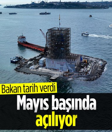 Restorasyonu devam eden Kız Kulesi'nin açılış tarihi netleşti