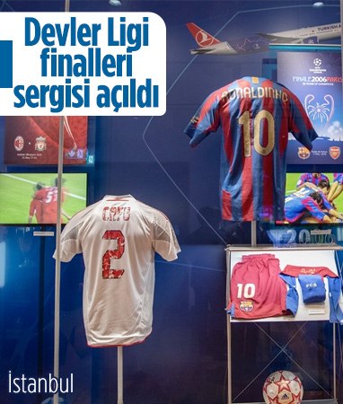 Şampiyonlar Ligi Finalleri Sergisi, İstanbul Havalimanı'nda açıldı