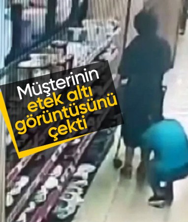 Bursa'da market çalışanı müşteriyi taciz etti! Etek altı görüntüsünü çektiği anlar kaydedildi