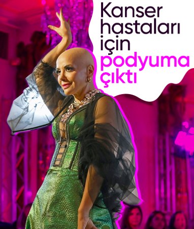 Kanser hastalığıyla mücadele eden Tanyeli podyuma çıktı! Gözyaşlarını tutamadı
