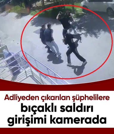 Diyarbakır'da adliyeden çıkarılan şüphelilere bıçaklı saldırı
