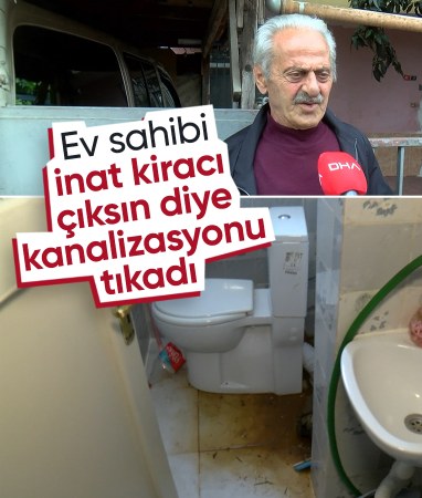 Ev sahibi - kiracı kavgası bitmiyor: İstanbul'da kiracısının kanalizasyon giderini tıkadı