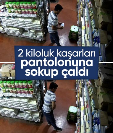 Şanlıurfa'da markette kaşar peyniri hırsızlığı