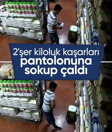 Şanlıurfa'da markette kaşar peyniri hırsızlığı