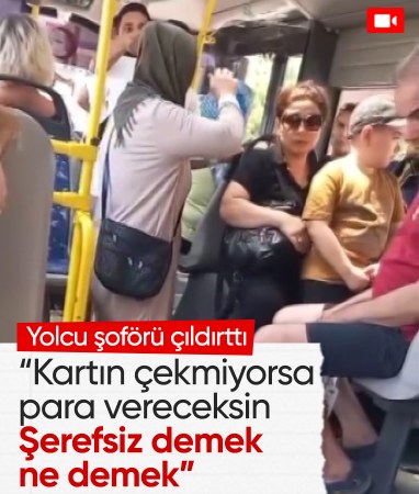 Antalya'da yolcu otobüsünde şoför ile yolcu arasında kavga! "İn aşağı"
