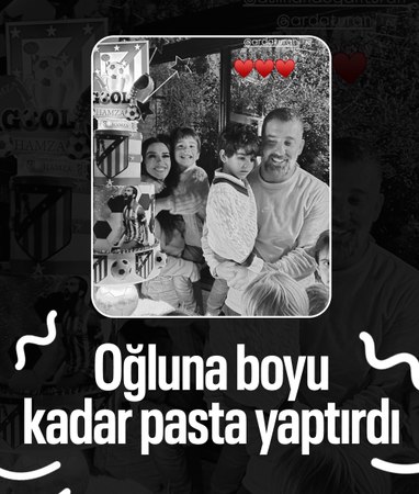 Hamza Turan'ın devasa doğum günü pastası