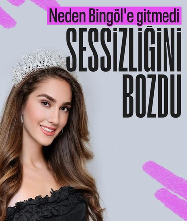 Miss Turkey birincisi İdil Bilgen sessizliğini bozdu