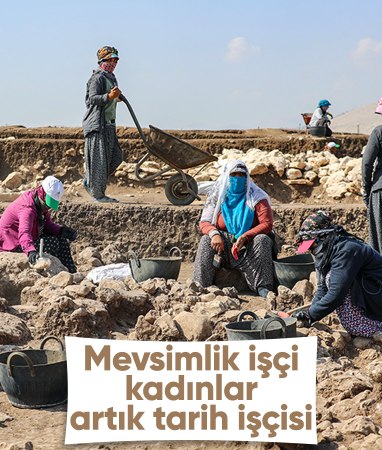 Diyarbakır'da mevsimlik tarım işçisi kadınlar, 'tarih işçiliği' de yapıyor