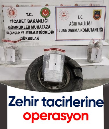 Ağrı'da zehir tacirlerine operasyon!